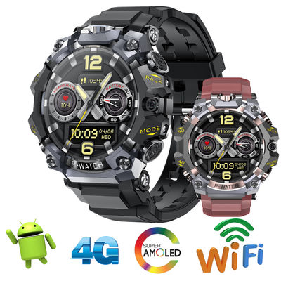 スタイリッシュで機能的な 4G GPS アウトドアウォッチ ステンレス鋼デザイン 1150MA バッテリー