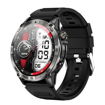 良い価格 HK08 ブラック GPS NFC スマートウォッチ 1.43 インチ AMOLED タッチスクリーン BT5.3 NFC IP68 心拍数 466x466 オンライン