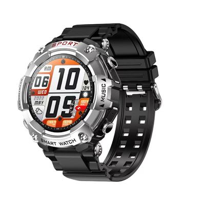 レインブヴィ T96 シルバー 2イン1 ミュージック スポーツ スマートウォッチ ブルートゥースコール 歩み計