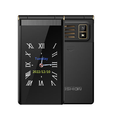 Yeemi M1 GSM 2G デュアル・シム デュアル・スクリーン 折りたたむ電話 MTK マイクロUSB 2.8 インチ