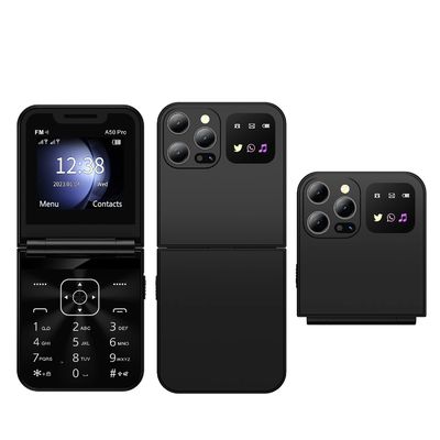 良い価格 A50 Pro Flip 携帯電話 デュアル・シム 通話記録 スピードダイヤル トーチ マジック・ボイス 2.4