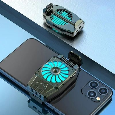 良い価格 H15 携帯電話 バッククリップ 空気冷却ゲーム クーラー ターボ ハリケーン 冷却扇 ラジエーター バッテリー付き オンライン
