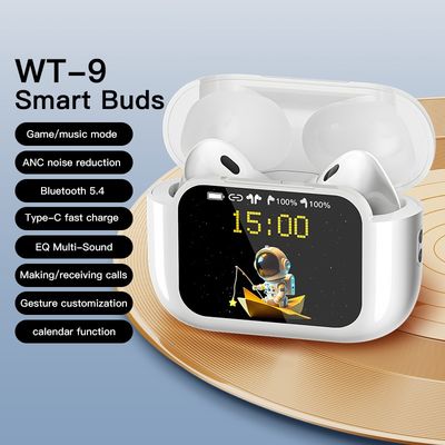 良い価格 WT-9 タッチスクリーン ブルーテッド ワイヤレス イヤホン 充電可能な APP コントロール オンライン