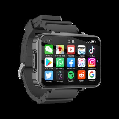 良い価格 2.4インチ 大型 アモレッド スマートウォッチ デュアルカメラ GPS WIFI シムカード スロット ゲーム オンライン