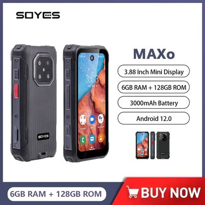良い価格 MAXo 頑丈ミニスマートフォン 6+128GB 3.88インチ オクタコア Android 12 デュアルSIM 4G 3000mAh フラッシュライト オンライン