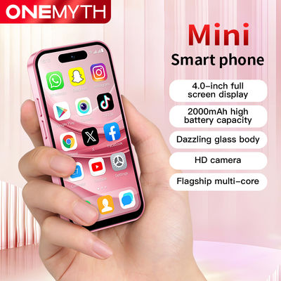 良い価格 M17 Pro ミニ スマートフォン 4G デュアル SIM 4.0'' HD フルスクリーン 2000mAh 2GB+16GB Android 12 プレイストア オンライン