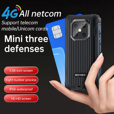 良い価格 IP68 ミニ防水 3.88インチ IPS Android12 6+128GB 3000mAh MAXO 頑丈なスマートフォン オンライン