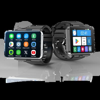 良い価格 4G スマートウォッチ 搭載 Bluetooth 50 GPS Plus Go 心拍数センサー シリコンストラップ オンライン