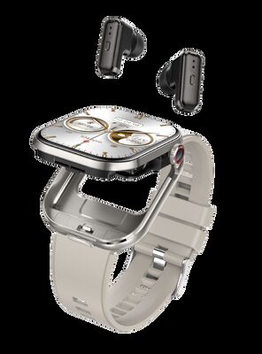 T99 TWS スマートウォッチ ワイヤレスイヤホン BT5.0 Bluetooth通話 IP67防水 300mAh