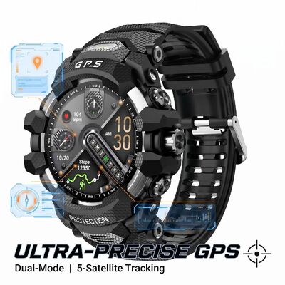 良い価格 GPS スポーツ スマートウォッチ オフラインマップ 2GB 10ATM 防水コンパス 1.43インチ AMOLED ブロータス通話 オンライン