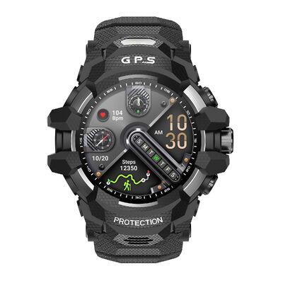 PG999 GPS AMOLED 1.43インチ画面 30m防水 IOS / Androidシステム スマートウォッチ