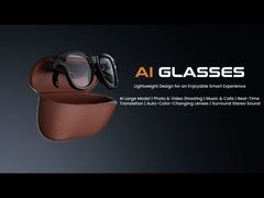 M02 AI スマートグラス紹介 8MP カメラ ビデオ録画 翻訳 サングラス Bluetooth You