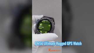 新しい DM56 GPS スマートウォッチ 1.43 インチ HD AMOLED ディスプレイ マルチ GNSS コンパス、気圧計 & 高度計 5