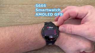 S666 スマートウォッチ AMOLED GPS Bluetooth 通話