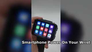 VP999 スマートウォッチ 2.4 インチ大型 AMOLED スクリーン 64GB ストレージ GPS WiFi SIM カードスロット 1500mAh バッテリー Goo