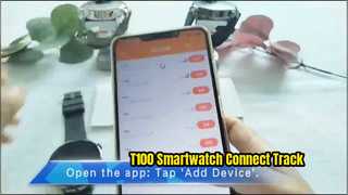 T100 スマートウォッチ: 音楽フィットネス トラッカーを呼び出します