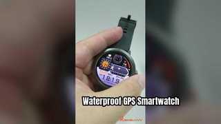 Rainbuvvy DM76 GPS スポーツスマートウォッチ 1.32 ''AMOLED スクリーン 5ATM 防水腕時計 360mAh バッテリー